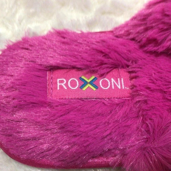 NEW Roxoni Memory Foam Fluffy Thong Slippers M (7.5-8) - Picture 3 of 5